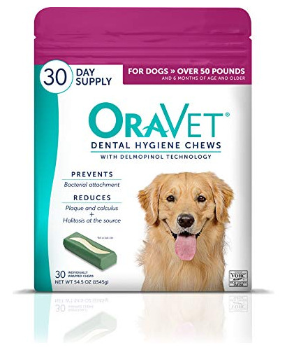 Oravet Dental Hygiene Chews Para Perros Grandes, Más 8ysqp