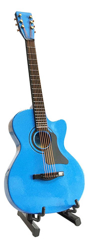 Modelo De Guitarra 1:6 Con Soporte Y Estuche, Regalos Para