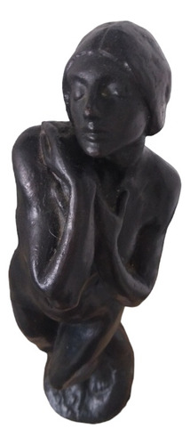 Escultura Alma Bronce Antiguo Año 1912, Autor Pérez Mújica 