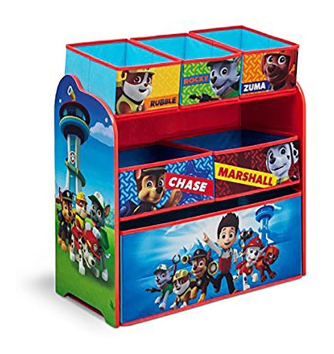 Paw Patrol Organizador Juguetes Juguetero Niños Plastico