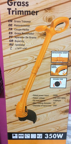 Desmalezadora Eléctrica De Orillas Ingco 350w/110-120 Volt