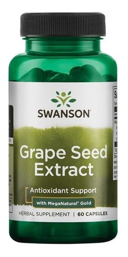 Semilla De Uva Extracto 60 Caps Antioxidante Swanson 