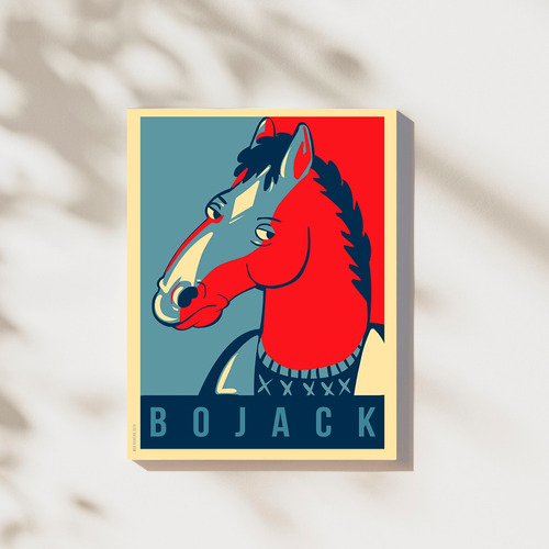 Quadro Desenhos - Bojack Horseman - Diversos - Médio