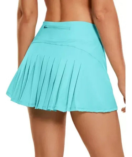 Short Falda Deportiva De Tenis Plisada Gym Golf Crz Yoga [u]