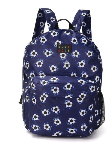 Mochila Escolar Urbana Estampada Klub Mode 17p Bolsillo P