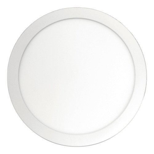 Plafon Techo Foco Sobrepuesto Panel Led Lampara Redondo 18w