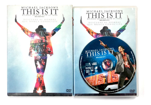 Michael Jackson's This Is It Dvd + Sleeve Cover Latam