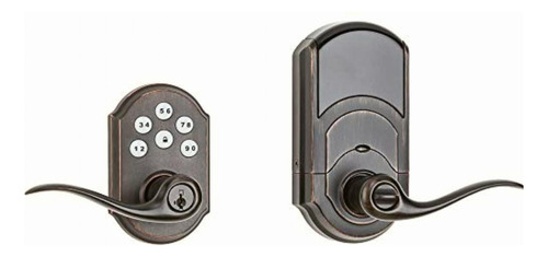 Kwikset 99120-038 Smartcode 912 Z-wave Plus Palanca, Bronce Color Bronce Veneciano