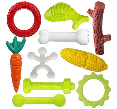 4 Brinquedos Nylon Buddy Toys Cães Morder Para Você Escolher