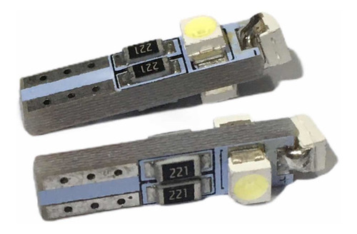 4x Focos T5 Mini Pellizco Para Tablero Con 3 Smd Led Blanco