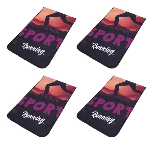Toalla Deportiva Toalla Liviana 4pcs Para Juego De Pelota