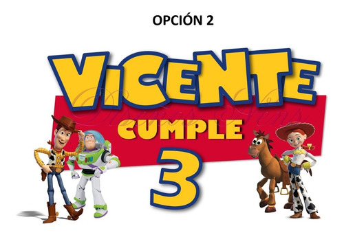 Toy Story Logo Personalizado Imprimible Digital Cumpleaños