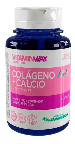 Vitamin Way Colageno + Calcio Vitaminas 30 Caps