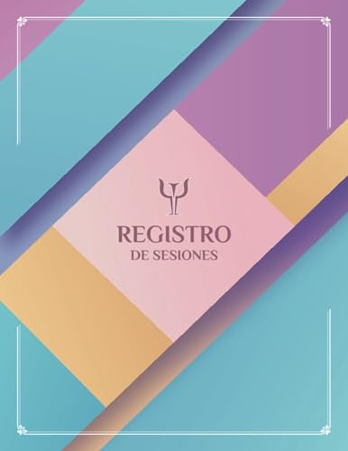 Registro De Sesiones: Rs1. Lindo Y Práctico Cuaderno Para El