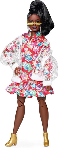 Barbie Bmr1959 Pazette Negra Vinyl Jacket & Hoodie Dress