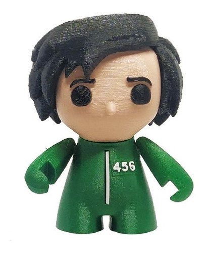 Boneco Round 6 - Jogador 456 Seong Gi-hun 8cm De Altura