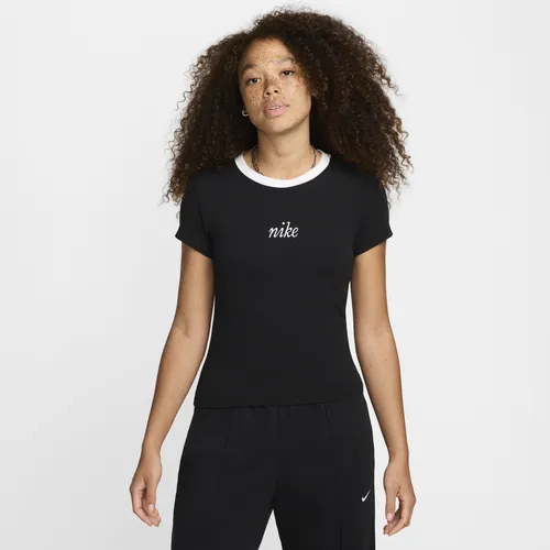 Polera W Nsw Nk Chll Knt Md Crp Wrs Mujer Negro