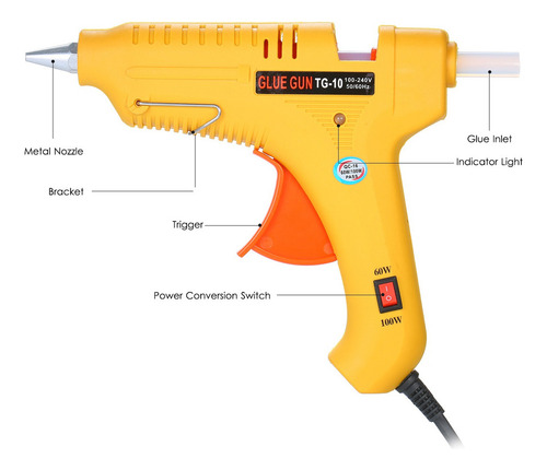Máquina De Fusión En Caliente Diy Glue Power Glue Hot Gt-10