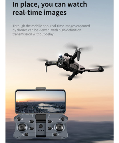 Dron Aéreo Hd De 3 Cámaras Para Evitar Obstáculos, Dron Rc