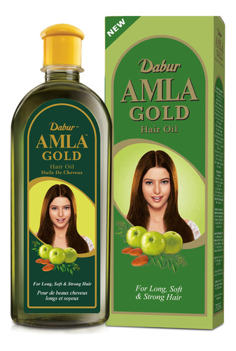 Dabur Amla Gold - Aceite Capilar Con Aceite De Amla, Almendr