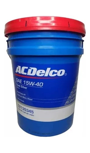 Aceite Acdelco 15w40 (diesel-gasolina) Paila