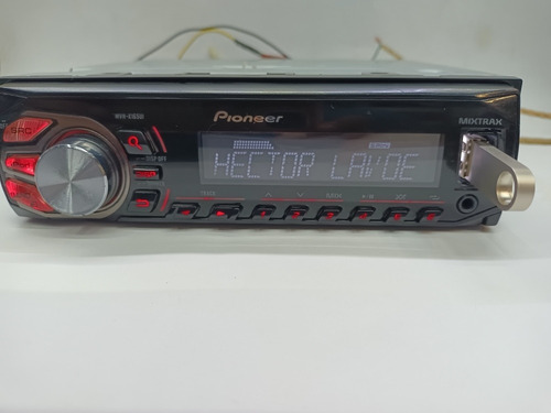 Autoestereo Pionner Mvh-x165ui Usado No Bt, No Cd. 