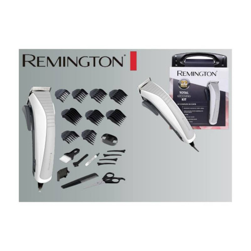 Imagen 4 de 10 de Cortadora de pelo Remington Total Grooming Kit HC4050 blanca 220V - 240V