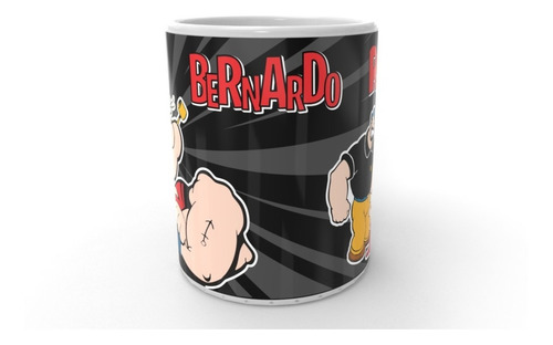 Taza Ceramica Popeye Comics Diseño Original Personalizada