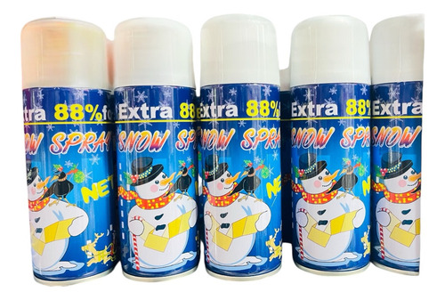Espuma En Spray Kit 6 Latas Fiesta, Piñatas, Cumpleaños