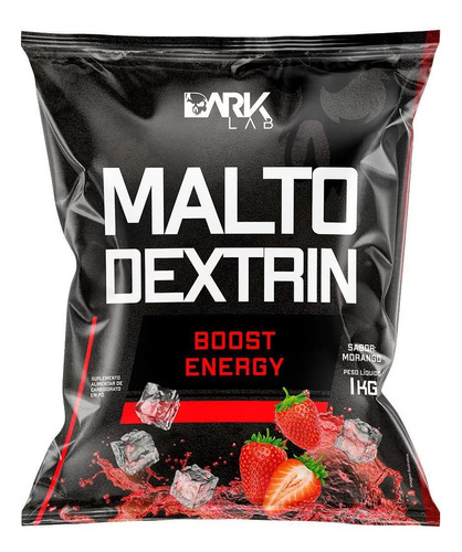 Maltodextrina Boost Energy 1kg - Dark Lab Sabor Morango