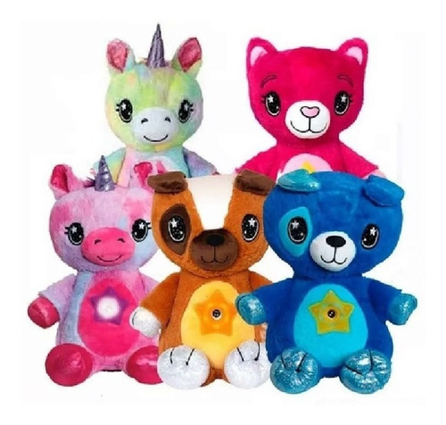 Peluche Proyector Luces Star Diferentes Colores