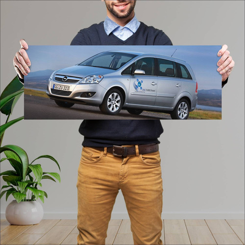 Cuadro 30x80cm Auto 2009 Opel Zafira Tng Auto 499