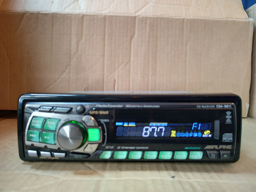 Cd Automotivo Alpine Cda-9811 Frente Automatizado Raro (Usado)