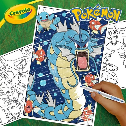 Crayola Pokémon Estuche Para Colorear Set De 75 Piezas