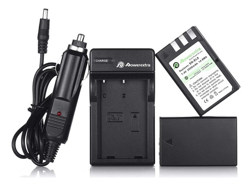 Powerextra 2 Pack Bateria De Litio De Repuesto Con Cargado