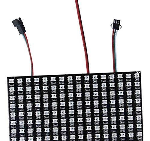 Pantalla Led Pixels Matrix Ws2812b Dream Color 16 X 16 Cm