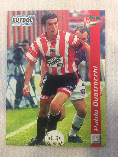 Carta Estudiantes De La Plata Futbol 2000 Quatrocchi Pablo