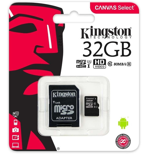 Cartão Memória Micro Sd 32gb Kingston Ultra Hd Promoção