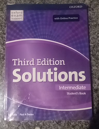 Workbook, Third Edition Solution Intermediate Usado