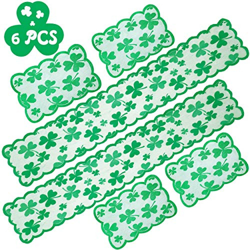 Decoraciones De Mesa Para El Día De San Patricio, 6pcs,