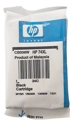 Cartucho Hp 74xl Negro Original C4480 D4360 Garantia 12 Mese