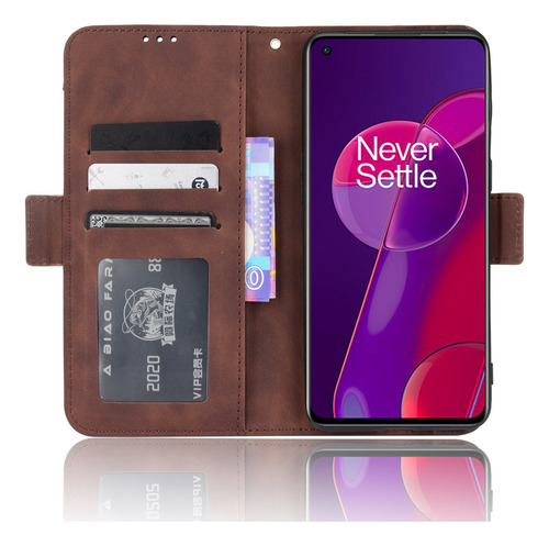 Compatível Com A Capa Oneplus 9rt 5g, Couro Pu Flip, Proteto