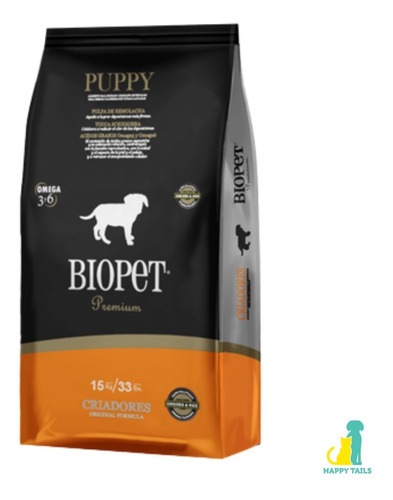 Biopet Perro Cachorro X 15 Kg - Happy Tails