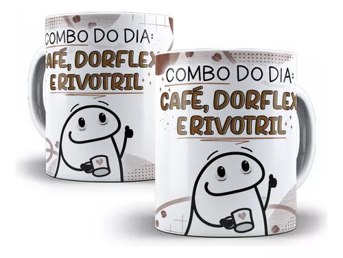 Caneca Meme Flork Gosto de Resolver as Coisas com Calma - Xicara Taco Calma  Boneco Palito Zoeira