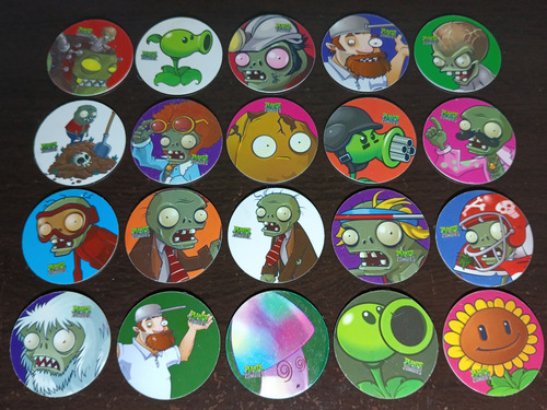 Tazos Web Plantas Vs Zombies Colección Completa 20/20 +cupón
