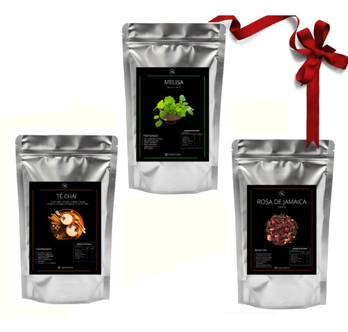 Pack De Regalo ( Rosa De Jamaica, Té Chai Y Melisa)