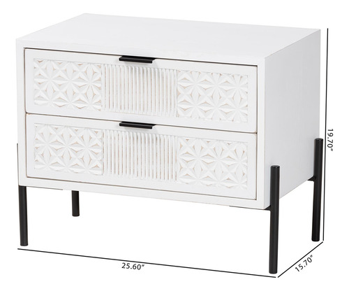 Baxton Studio Merryn Storage & Organization Talla Única