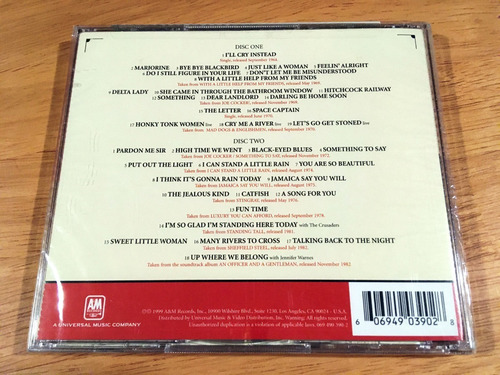 Joe Cocker The Anthology 2 Cd Usa Remastered Sellado 1999