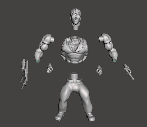 Archivo Stl Impresion 3d Stallone Cobra