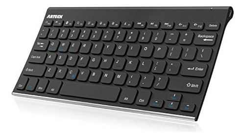 Teclado Bluetooth Arteck De Acero Inoxidable Universal Portá